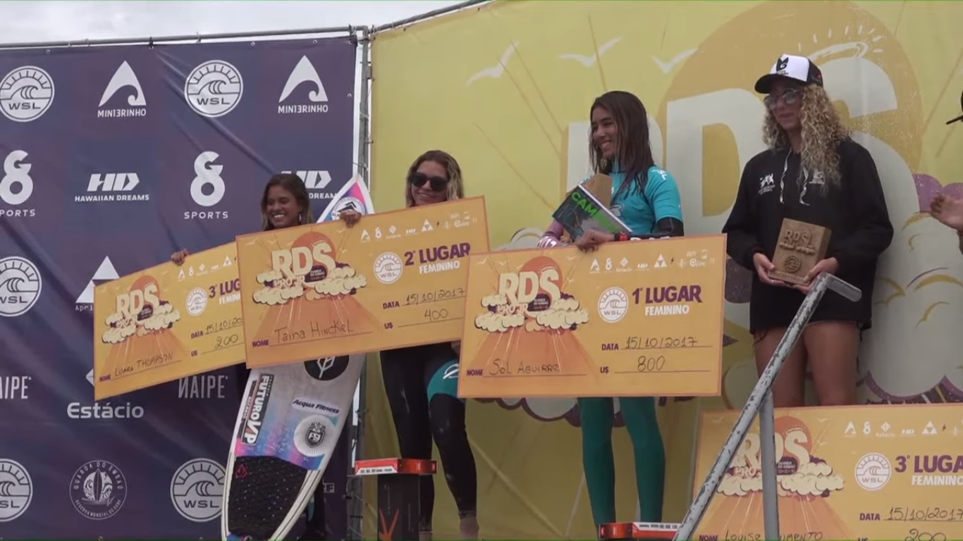 Sol Aguirre conquista Pro Junior en Brasil y es la nueva reina sudamericana WSL