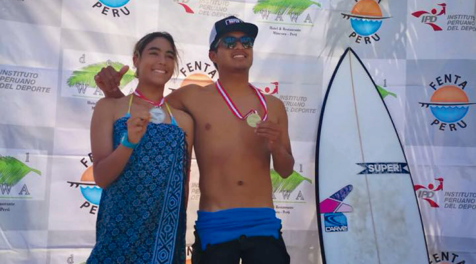 Juninho Urcia y Sol Aguirre campeones nacionales 2017