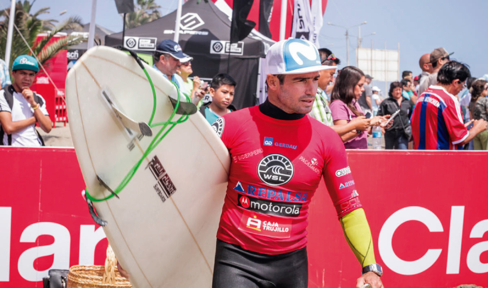 Piccolo Clemente y Lucas Garrido Lecca quedan fuera del mundial de longboard&nbsp;