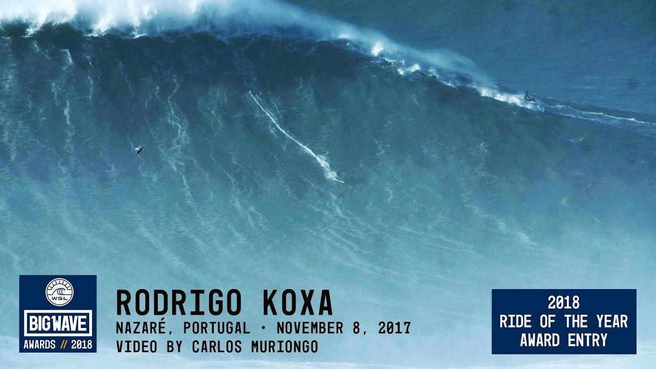 Brasilero Rodrigo Koxa reclama record de mayor ola nunca antes surfeada