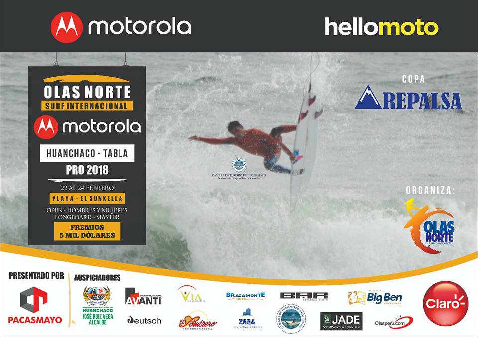 Gran expectativa por el Motorola Huanchaco Pro 2018  