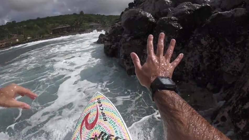 Mason Ho se la juega entre rocas afiladas como cuchillos