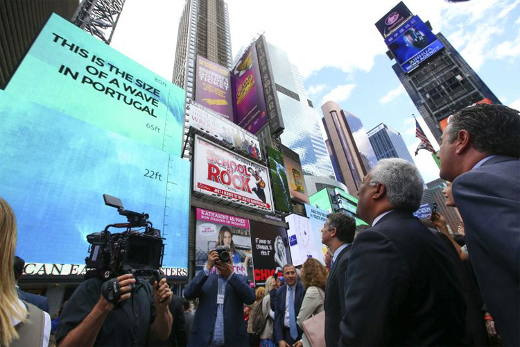 Nazar&eacute; a tama&ntilde;o real en Nueva York