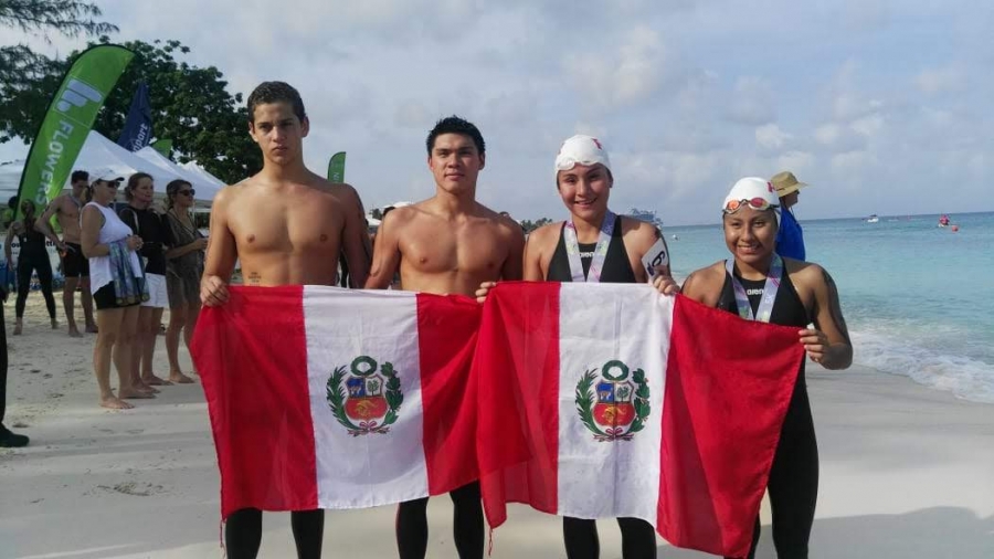 Equipo peruano destaca en Panamericano de Aguas Abiertas 