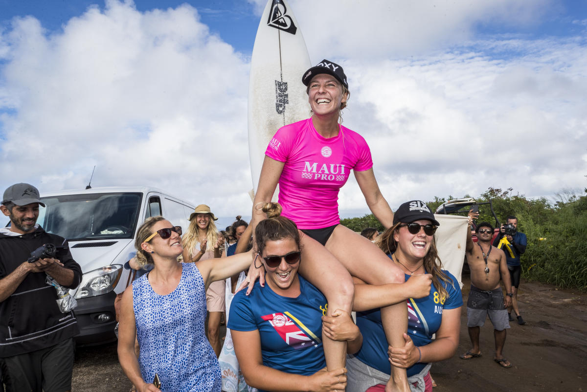 Stephanie Gilmore adelanta hist&oacute;rico s&eacute;ptimo t&iacute;tulo mundial de surf