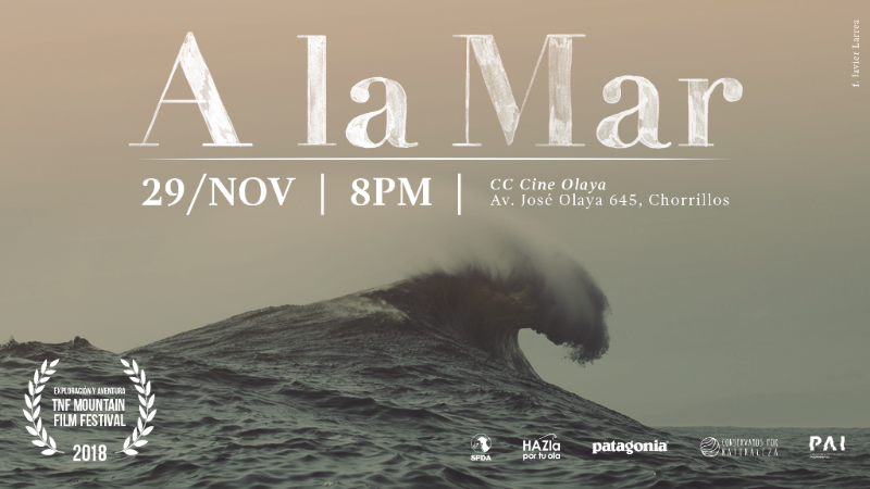Conservamos por Naturaleza y Cine Olaya te invitan a la proyecci&oacute;n de  "A la Mar"