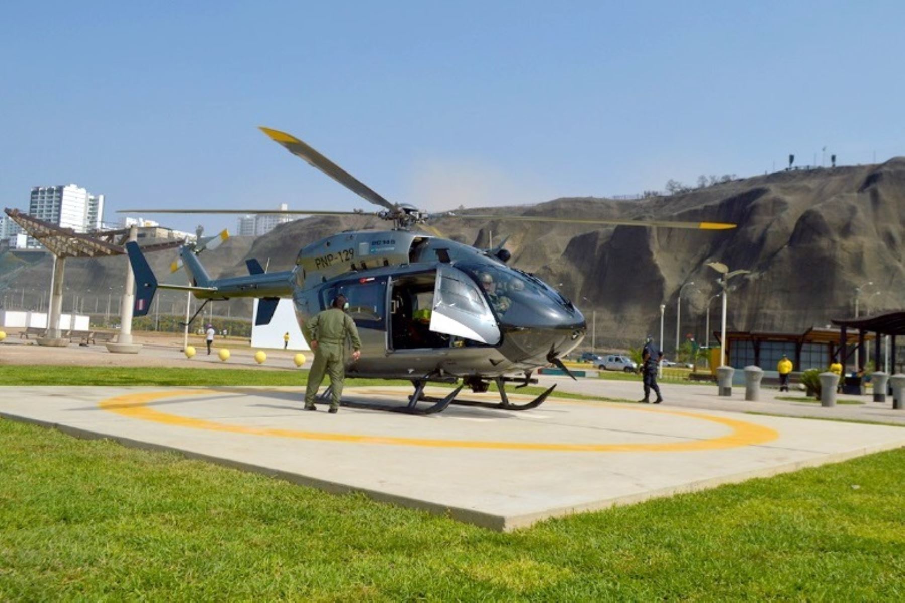 Inauguran helipuerto en Magdalena para atender emergencias en la Costa Verde