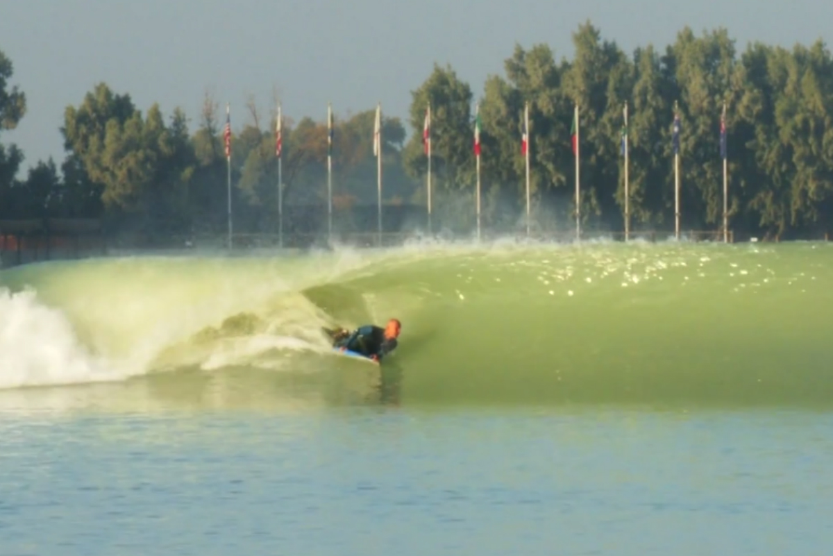 Leyenda del bodyboard en el Surf Ranch de Slater