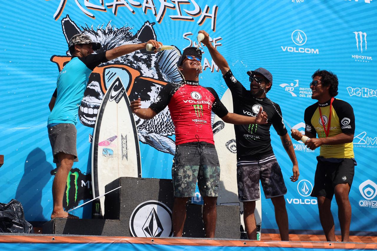 Lara Barrios y Junhino Urcia se llevaron el triunfo en la 1era fecha del Circuito Nacional Open de Surf &ndash; Volcom Alpacafish 2019