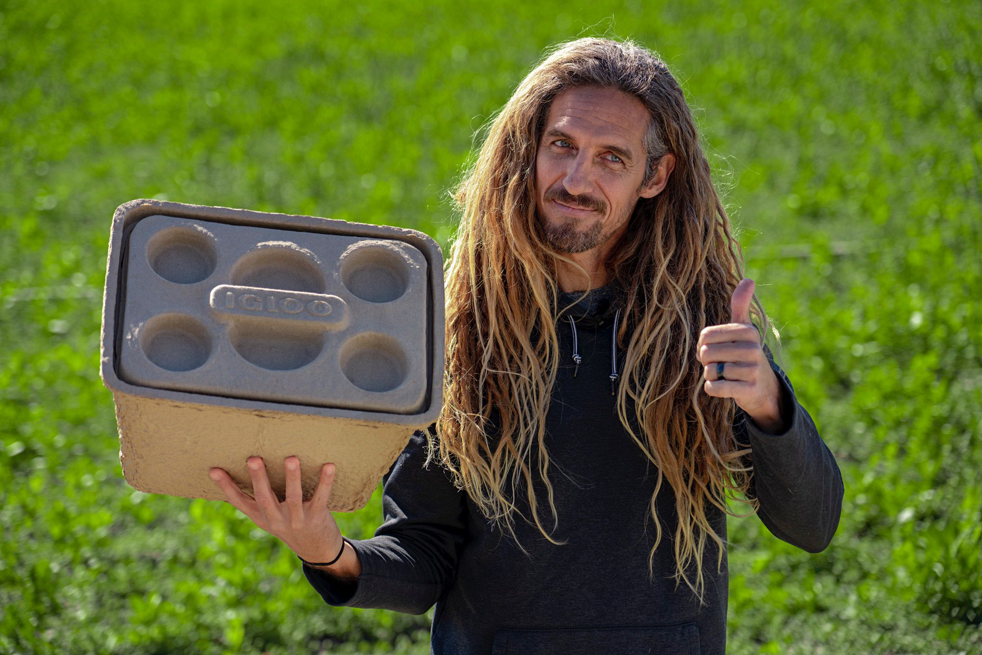 Rob Machado y el primer cooler biodegradable 