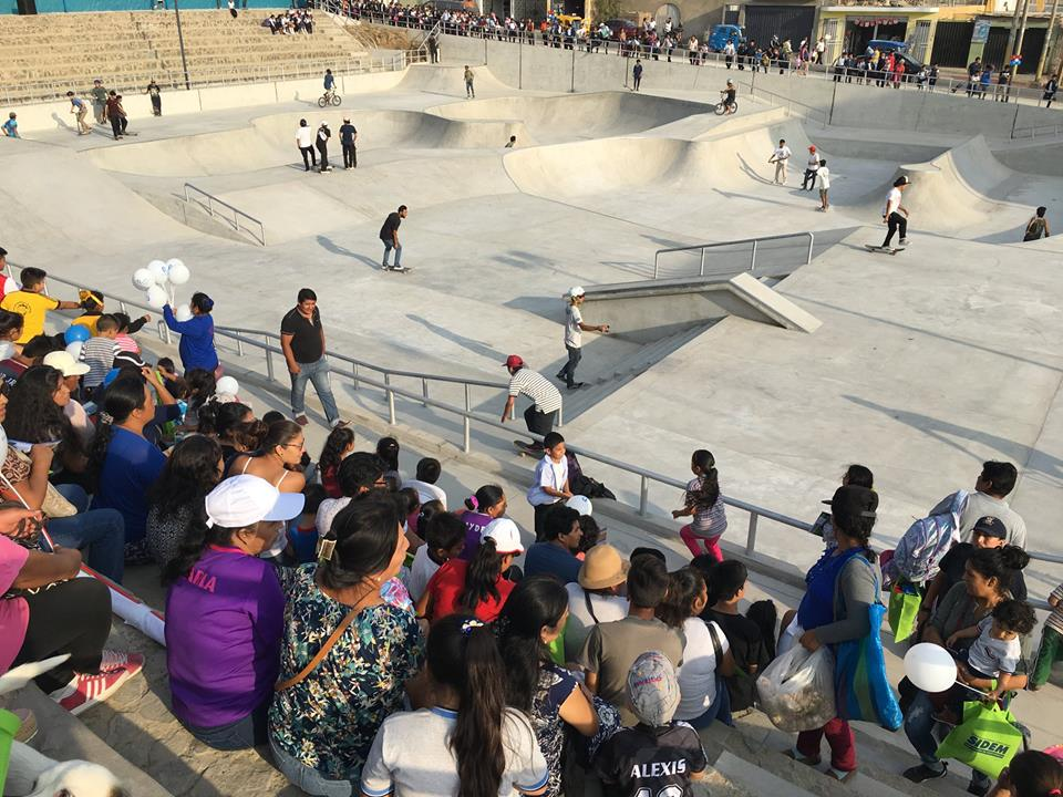 Se inaugur&oacute; el skatepark m&aacute;s grande de Lima