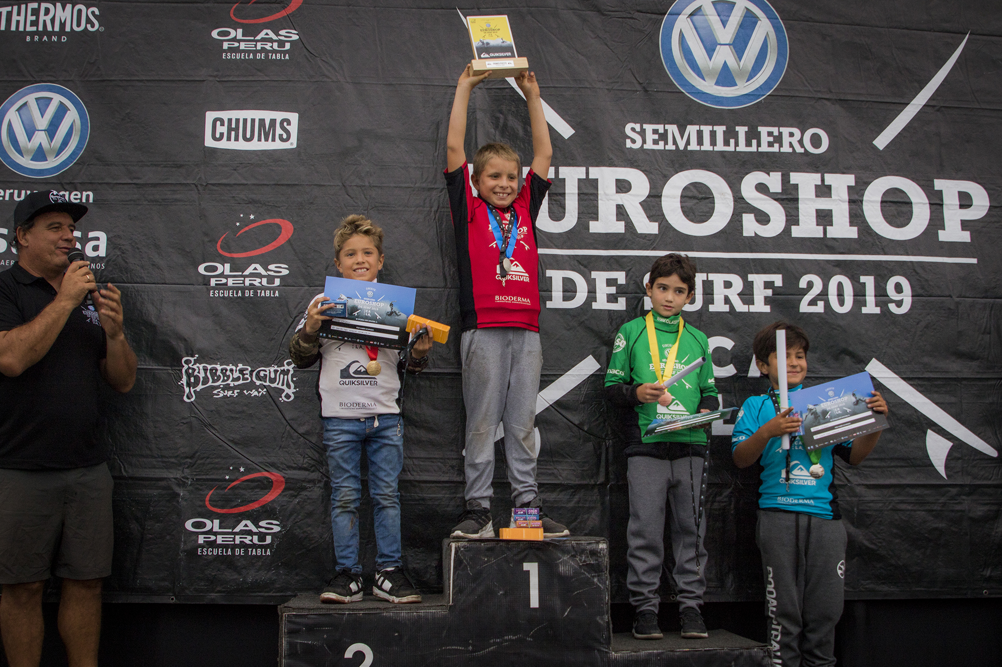 Barranquito coron&oacute; a los nuevos campeones del Semillero Euroshop de Surf 2019
