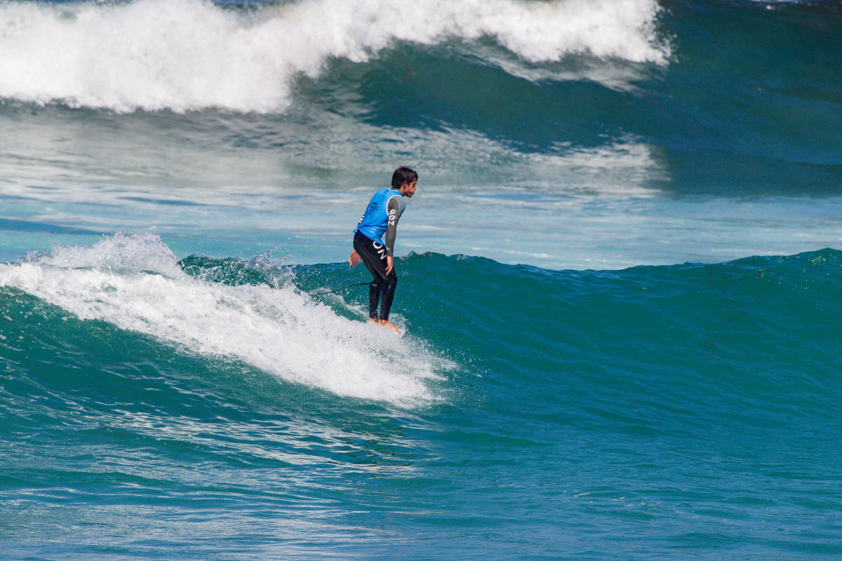 Luca Garrido Lecca 9no lugar en el Galicia Longboard Classic