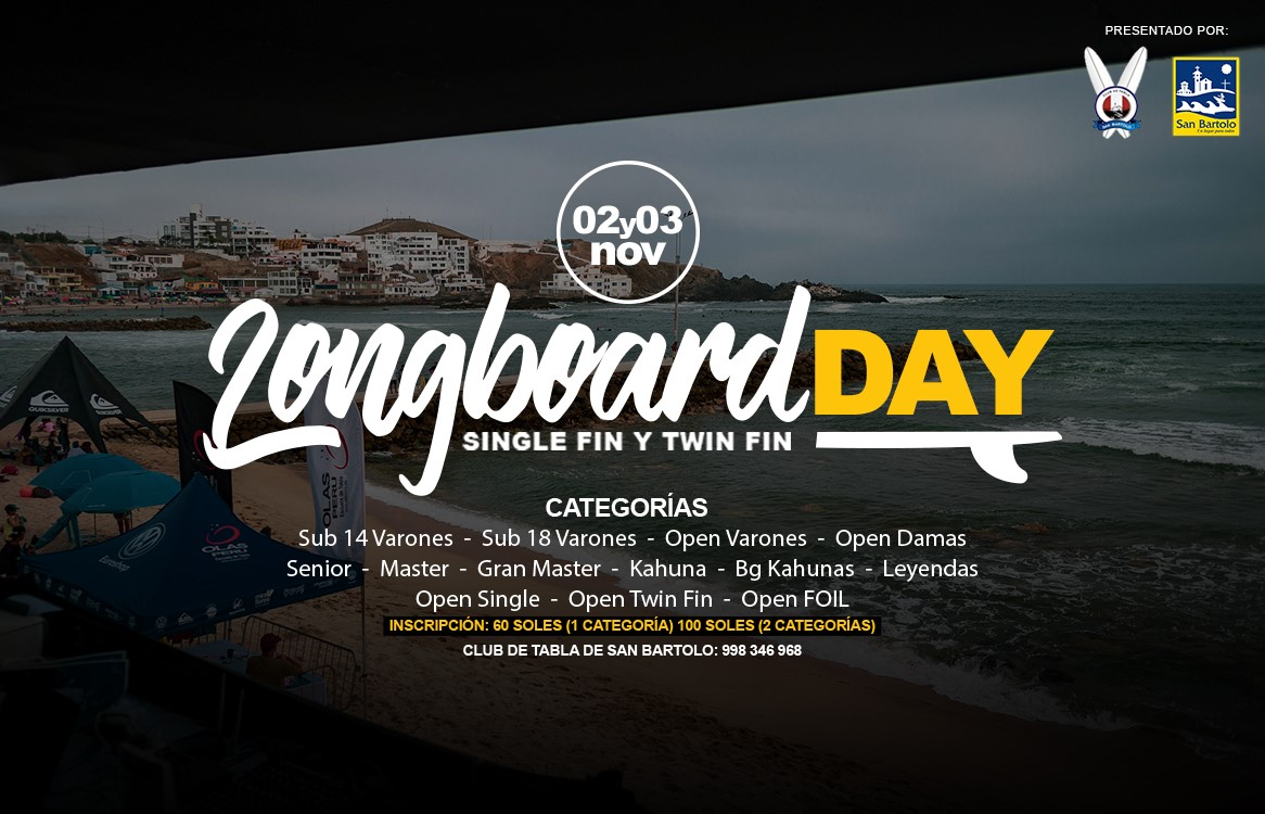 Ya se viene el Longboard Day en San Bartolo 
