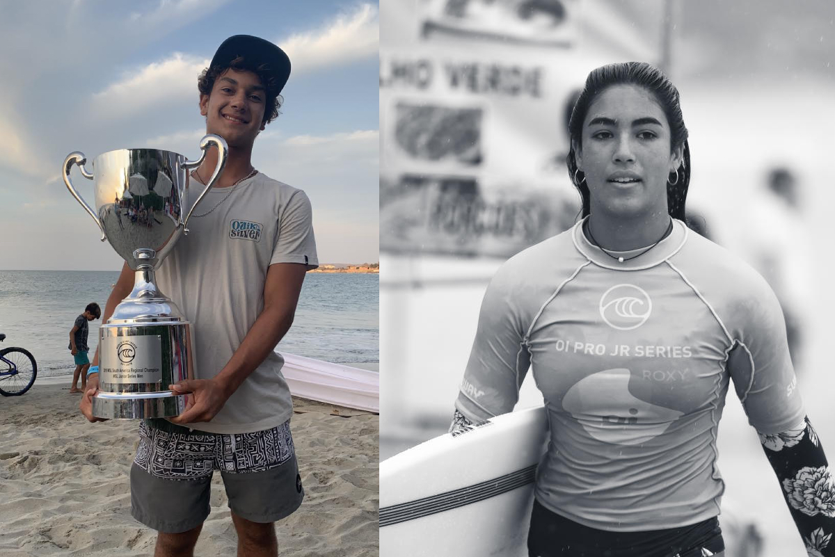Ra&uacute;l R&iacute;os y Sol Aguirre hacen la fiesta en casa y estar&aacute;n en el mundial juvenil WSL