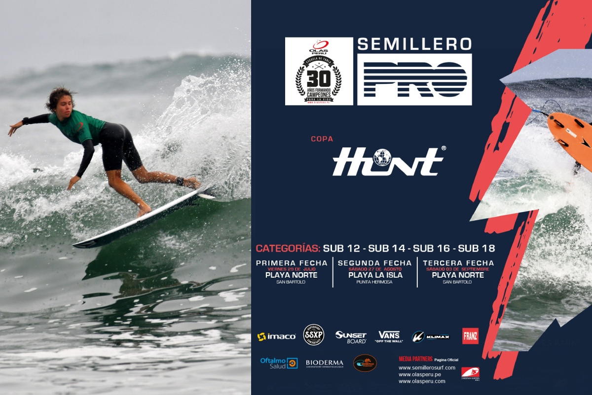 Listo el programa y las series para la segunda fecha del Circuito Semillero Olas Per&uacute; Copa Hunt 
