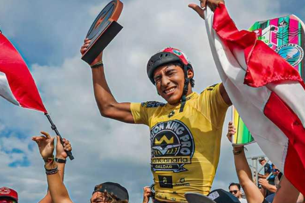 ¡Lo logró! Pirpo Yancce es el nuevo campeón mundial Junior de Bodyboard