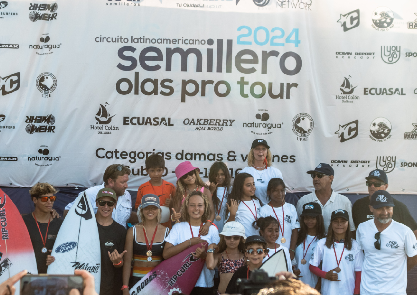 Cambio de escenario para la última fecha del Semillero Olas Pro Tour en Brasil 