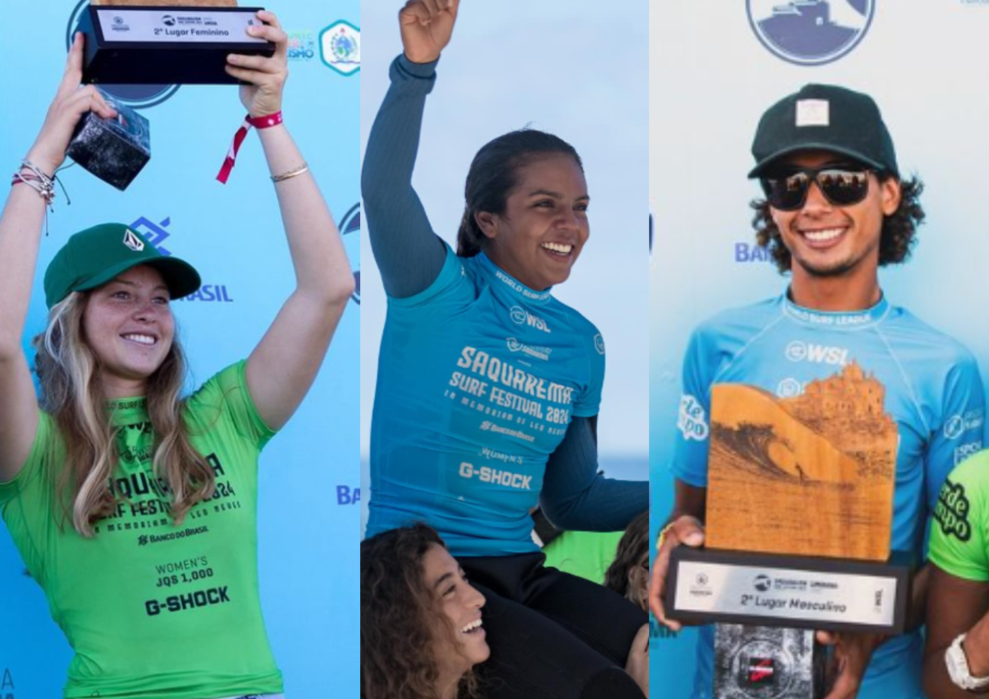 Tres peruanos  hicieron podio el fin de semana en el QS cinco mil de Saquarema 