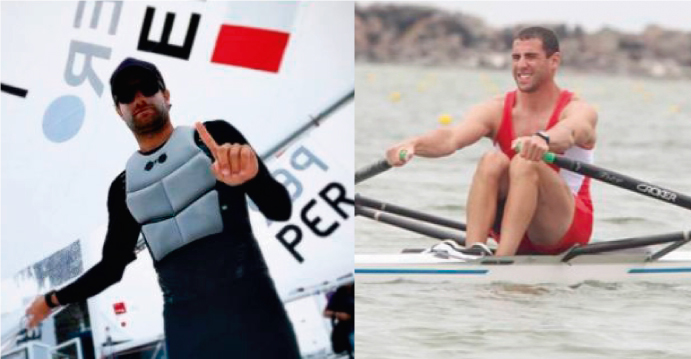 Deportistas peruanos de sunfish y remo coastal reciben Los Laureles Deportivos 
