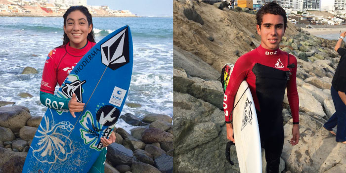 Gabriel Vargas y Daniella Rosas la rompieron en la segunda fecha del Circuito Nacional de Menores  