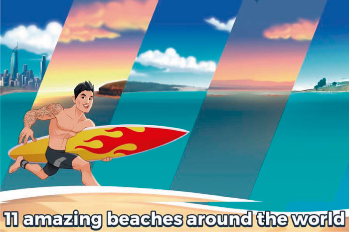 Gabriel Medina es el rostro de un nuevo juego de surf para Smartphones  