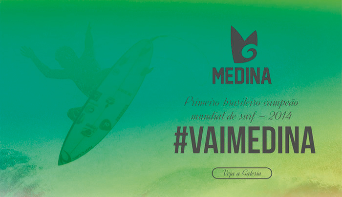 Gabriel Medina estrena p&aacute;gina web 
