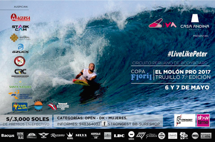 El Mol&oacute;n de Salaverry albergar&aacute; la quinta etapa del circuito nacional de bodyboard
