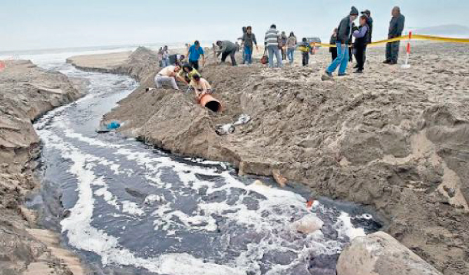 Sedapal seguir&aacute; echando aguas servidas a playa Arica por los siguientes tres meses 
