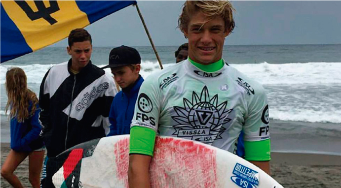 Surfista de 16 a&ntilde;os fallece mientras surfeaba en Barbados durante el Hurac&aacute;n Irma 
