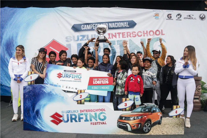 Colegio Punta Hermosa se consagra campe&oacute;n de la primera edici&oacute;n del Suzuki Surfing Festival 
