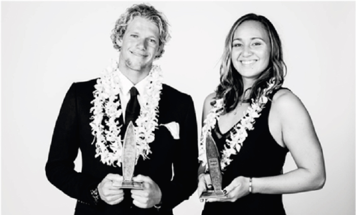 Por tercera vez Florence y Moore ganan los SURFER POLL 
