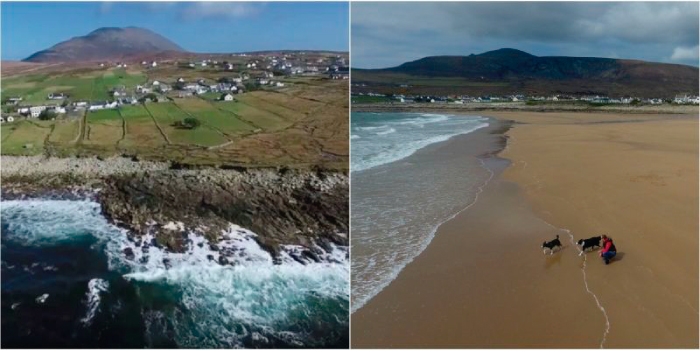 Playa en Irlanda regresa 33 a&ntilde;os despu&eacute;s de desaparecer del mapa  