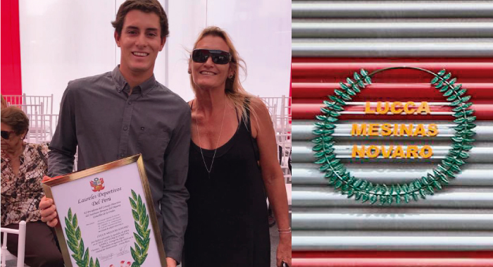 Lucca Mesinas: &ldquo;Saber que mi nombre va a estar ah&iacute; apara siempre me hace feliz&rdquo; 
