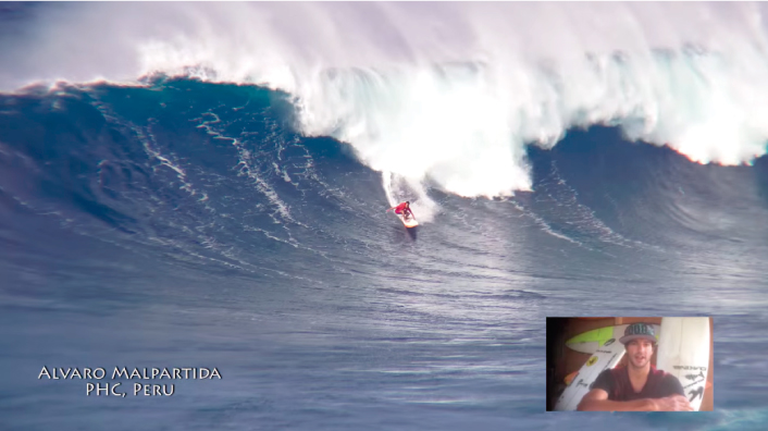 Alvaro Malpartida Charging Jaws Peahi Maui
