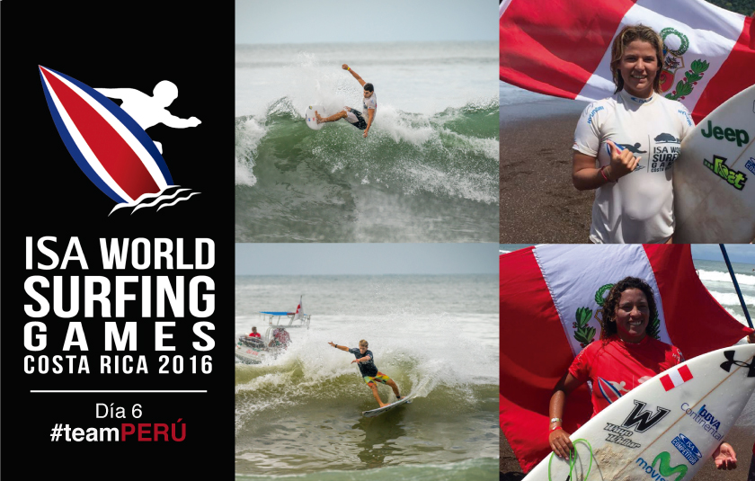 Mundial de surf en su etapa final con Per&uacute; peleando el podio
