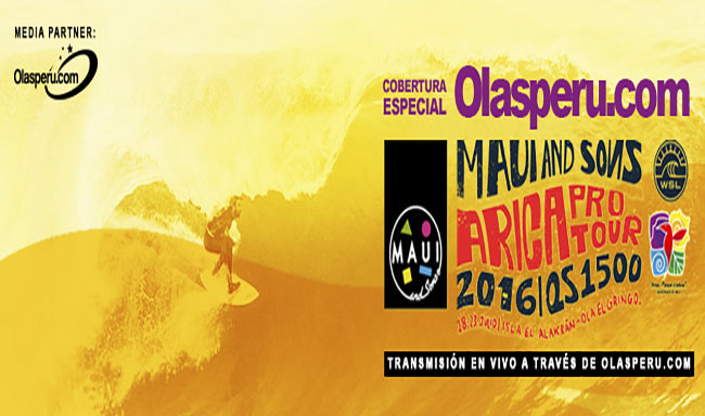 Cobertura Especial de Olasperu.com en el Maui & Sons Arica 2016