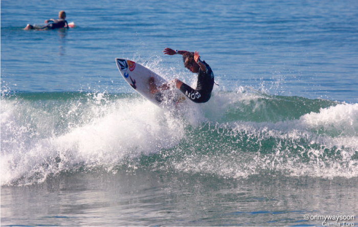 Las derechas de San Bartolo cierran el Circuito Profesional de Surfistas del Per&uacute; 
