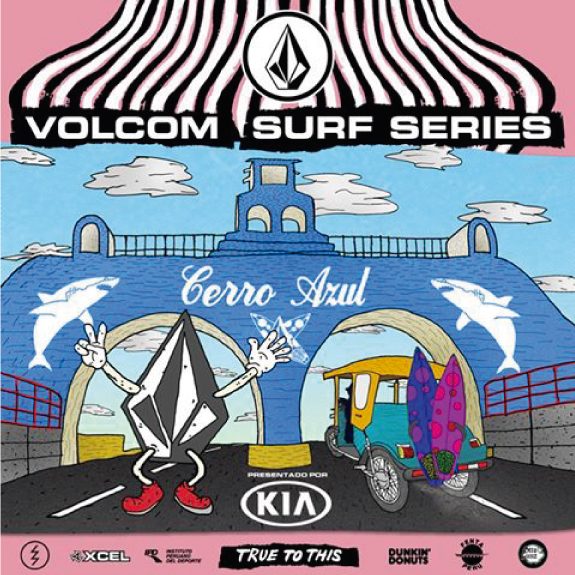 El Volcom Surf Series  regresa este 3 y 4 de junio a Cerro Azul 
