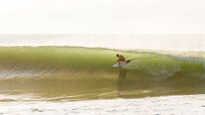 La ola m&aacute;s r&aacute;pida de Mick Fanning en unas sesi&oacute;n, 42km/h
