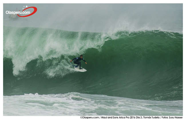 Solo dos peruanos pudieron hoy con El Gringo en el Arica Pro Tour