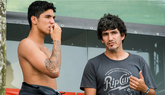 WSL suspende por indisciplina a padrastro de Gabriel Medina 
