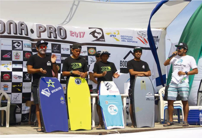 Michel Segovia y Carolina Botteri ganan en la segunda fecha de bodyboard en Marcona 