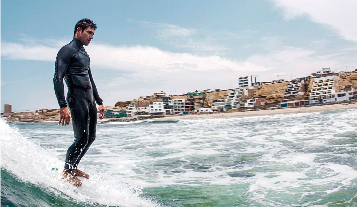 Piccolo Clemente entrena para la octava fecha del Tour Mundial de Longboard en Jap&oacute;n 
