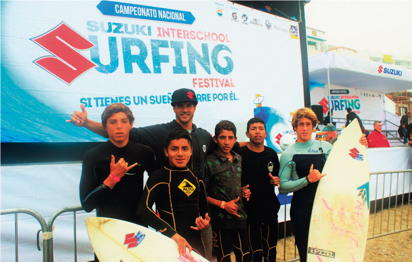Ellos son los campeones de la segunda fecha del Suzuki Surfing Festival 

