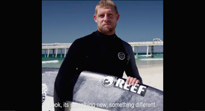 Mick Fanning prueba un prototipo de tabla impreso en 3D. &iquest;Le gust&oacute; o no?