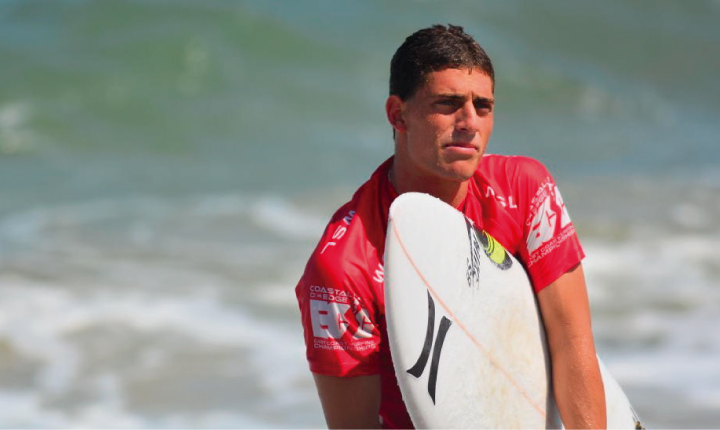 Alonso Correa al mundial Juvenil de la World Surf League en Australia 
