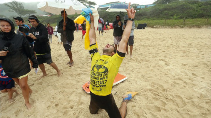 Hace 5 a&ntilde;os, Diego Cabrera tuvo un derrame cerebral. Ante ayer venci&oacute; en el Itacoatiara Pro.
