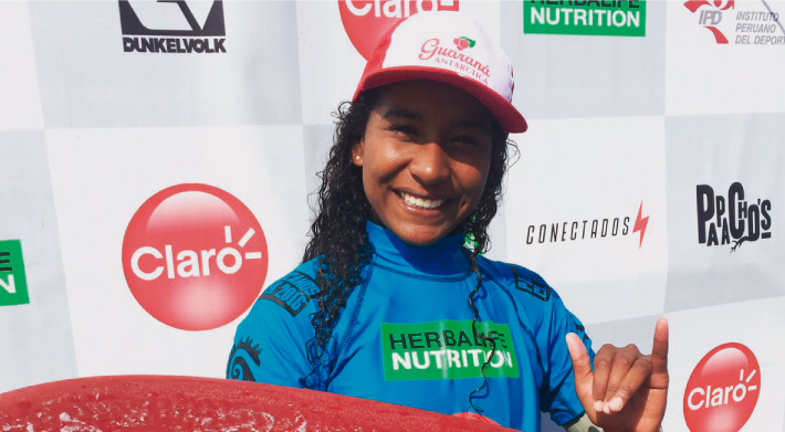 Todo listo para Mar&iacute;a Fernanda Reyes en su primer mundial de Longboard WSL 
