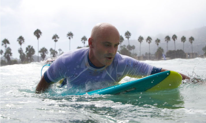 El surfista ciego que no conoce de l&iacute;mites 